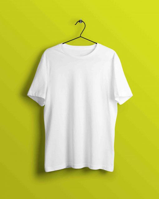 Classic White Half Sleeve T Shirt
