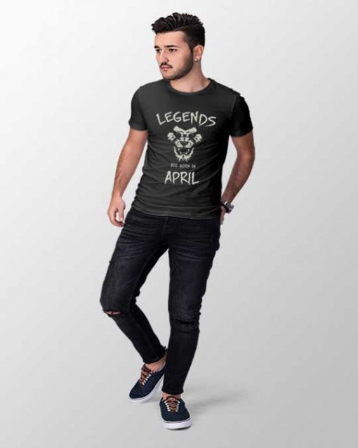 Legends Are Born in April Unisex T-shirt