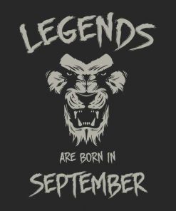 Legends Are Born in September Unisex T-shirt