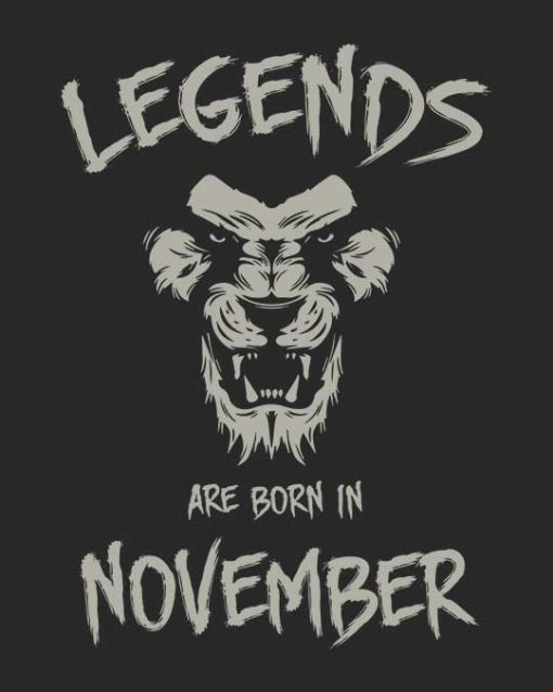 Legends Are Born in November Unisex T-shirt