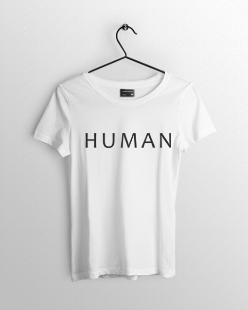 Human White T Shirt