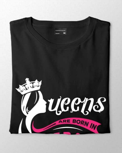 Queens Are Born In March Unisex T-shirt