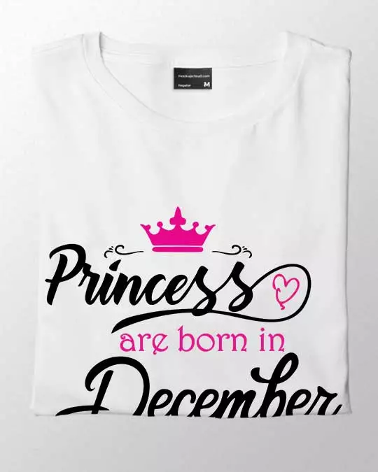 Crown Princess are Born in December Women's T-shirt